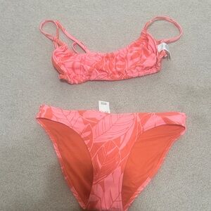 Aerie Coral Bikini Set